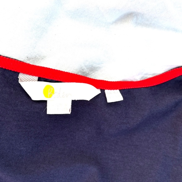 Boden navy blue t-shirt dress, size 4, belted - Picture 5 of 10